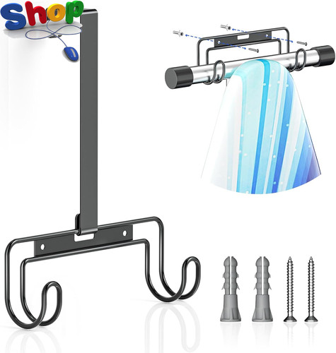 Ironing board hanger over the - over,