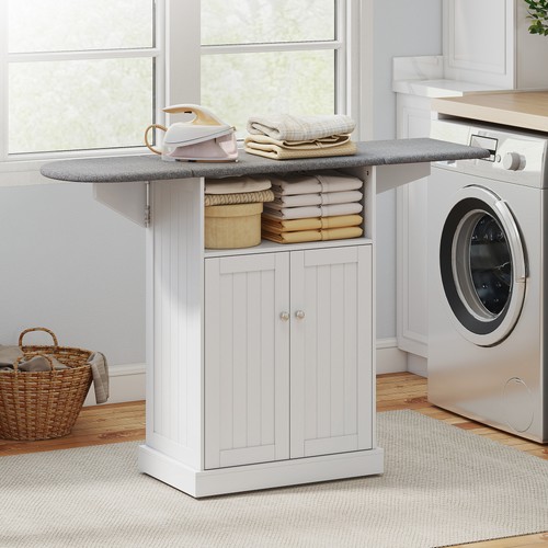 Ironing board cabinet - cabinet, on